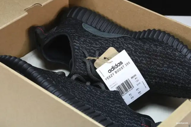 2023) Pirate Black Adidas (2022 Yeezy 350 Boost BB5350 0617